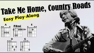 Take Me Home, Country Roads (John Denver) Guitar Chord/Lyric Play-Along