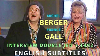 France Gall & Michel Berger • Interview "Double Jeu" • June, 1992 [English Subtitles]