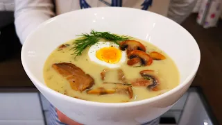 Самый вкусный ГРИБНОЙ суп Чешская "КУЛАЙДА", попробовав один раз, будете готовить ВСЕГДА!