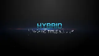 Hybrid - Cinematic Title Maker | After Effects Project Files - Videohive template