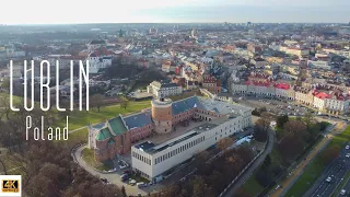 4K drone video of Lublin, Poland.