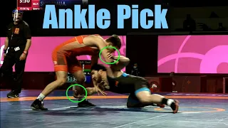 Ali Shabanau Elbow Tie Ankle Pick to Single Leg