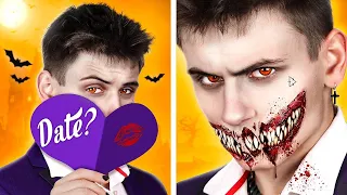 My Boyfriend is a Vampire! Part 2 - Horror Superheroes Relationship Struggles with Spooky Crush