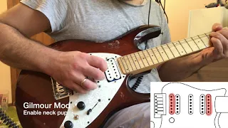 HSH Guitar Mods Demo: 13 pickup combinations and more!