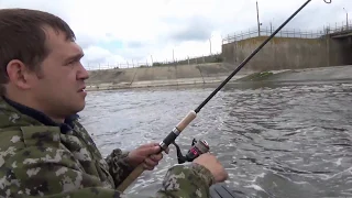 Рыбалка на Воронежском водосбросе на плотине