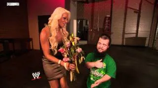 WWE NXT: Hornswoggle gives Maryse a bouquet