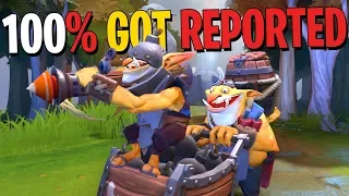 100% Got Reported - Techies DotA 2