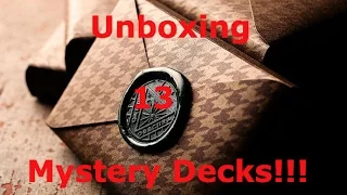 UNBOXING 13 DAN&DAVE MYSTERY DECKS!!!!