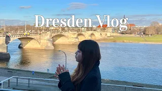 프라하에서 독일 드레스덴 1일 투어 Vlog🇩🇪 엘베강. 독일 전통음식. 프라우엔 교회. 초콜릿 아이스크림. 군주의 행렬. dm 쇼핑