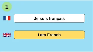 Master Everyday French: 25 Essential 'JE SUIS' Phrases for Beginners