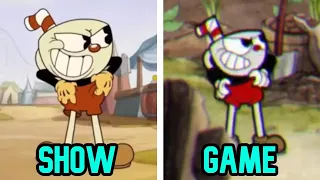 The Cuphead Show Vs. Cuphead Video Game - Direct Comparison