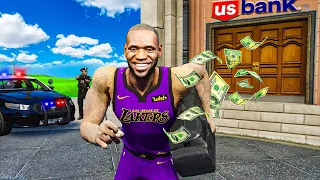 Robbing Banks with Lebron James in GTA 5