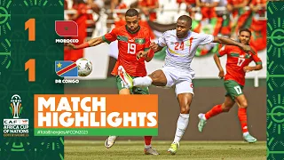 HIGHLIGHTS | Morocco 🆚 DR Congo | ملخص مباراة المغرب والكونغو الديمقراطية #TotalEnergiesAFCON2023