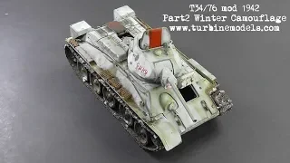 T34/76 mod 1942 AFV 1/35. Winter Camouflage