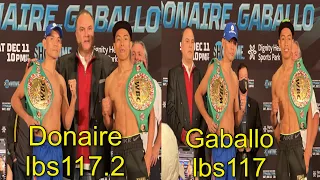 Nonito Donaire vs Reymart Gaballo Final weigh in