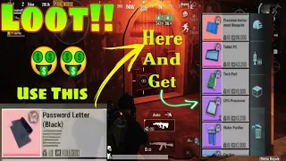 How to use Password Letter (⬛Black) | Old Blockade Zone(Advanced) | Metro Royale | PUBG Mobile