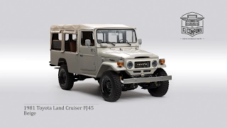 1981 Toyota Land Cruiser FJ45 Beige