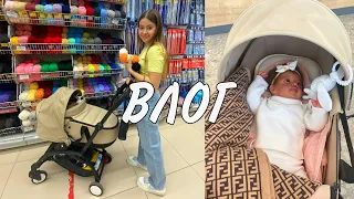 VLOG прогулка с новой коляской, очень много обновок!!!A walk with a new stroller | lots of updates!!