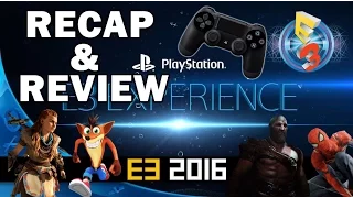 Sony 2016 E3 Conference Recap & Review