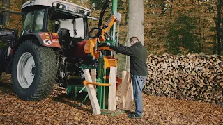 Holzspalter für Zapfwelle "HydroCombi" mit Seilwinde | POSCH Leibnitz