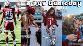 VLOGMAS 06 | Gameday from a Football Player, a Cheerleader, and a Fan!