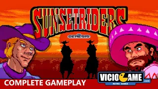 🎮 Sunset Riders (Mega Drive) Complete Gameplay