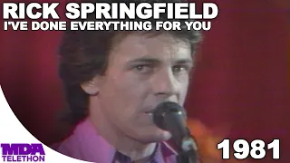 Rick Springfield - I've Done Everything for You | 1981 | MDA Telethon