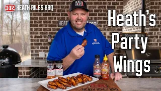 Heath's Party Wings | Easy Chicken Wings Recipe | Heath Riles BBQ