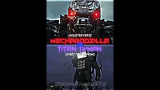 Mechagodzilla vs Skibidi Toilet Titans | #monsterverse #skibiditoilet