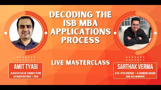 Session With ISB Admissions Team | Decoding The ISB PGP Admissions Process