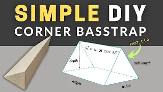 DIY Corner Bass Traps - Quickest, Easiest Method | How To Make Acoustic Panels