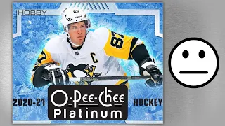 2020-21 O-Pee-Chee Platinum Hobby Box Break