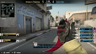 CS:GO POV Demo FaZe Rain (25/18) vs NiP (de_dust2)