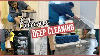 EXTREME DEEP CLEANING MOTIVATION | REAL MESS CLEAN WITH ME | COMPLETE DISASTER | NEWAIR FRIDGE