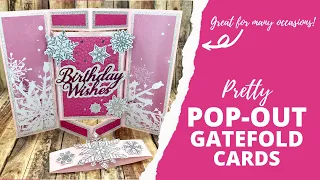 Pretty POP-OUT Gatefold Cards | A Card for ANY Occasion!