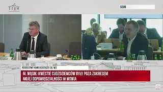 Wąsik: to CBA wykryło nieprawidłowości przy wydawaniu wiz - działania biura były więc skuteczne