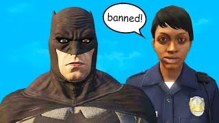 Trolling SALTY ADMINS as BATMAN in GTA 5 RP