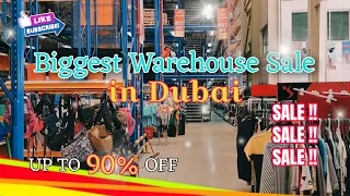 LET'S CHECK THE LARGEST WAREHOUSE IN DUBAI #dubai #sale #warehouse #wheretogo