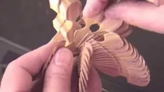 Carving a Fan Bird Dove at Fan Carver's World