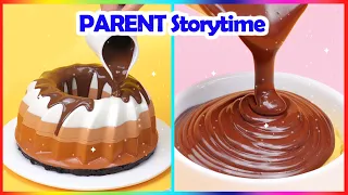 😩 PARENTS Storytime 🌈 Satisfying Chocolate Cake Decorating Tutorial