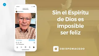 Sin el Espíritu de Dios es imposible ser feliz - Meditación Matinal 25/08/22