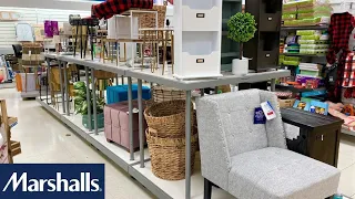 MARSHALLS FURNITURE CHAIRS TABLES BAR STOOLS HOME DECOR SHOP WITH ME SHOPPING STORE WALK THROUGH