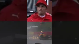 F1 Drivers React Live to Lando Norris BIG Crash #shorts