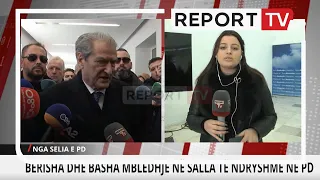 Berisha shkon në selinë e PD: Vij si anëtar i Komisionit të Rithemelimit! Basha vijon i qetë