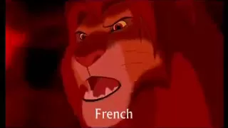 The Lion King - Run Away, Scar (One Line, 23 languages)