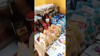 Estoque de alimentos.