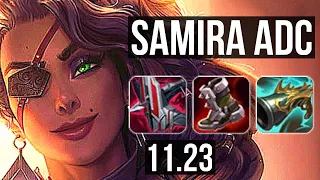 SAMIRA & Vel'Koz vs CAITLYN & Nami (ADC) | 65% winrate, 9/2/4 | NA Master | 11.23