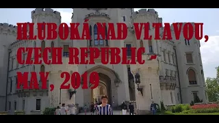 HLUBOKÁ NAD VLTAVOU, CZECH REPUBLIC -  MAY, 2019