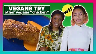 Vegans Try Other Vegans’ Fried "Chicken"