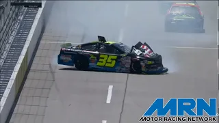 ARCA Talladega 2023 - Greg Van Alst Hard Crash - Call by MRN